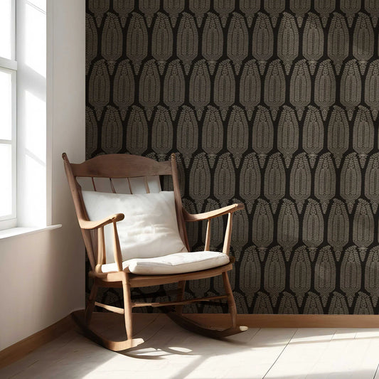 Hawa Mahal Wallpaper - Midnight Bronze
