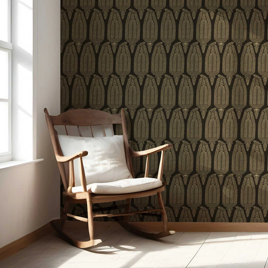 Hawa Mahal Wallpaper - Obsidian Gold