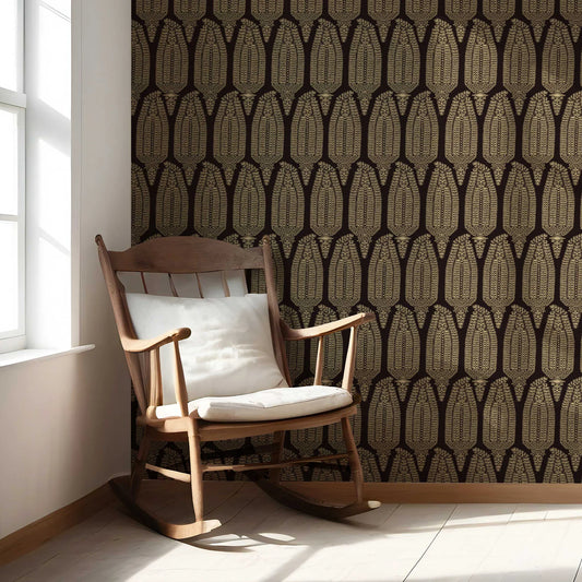 Hawa Mahal Wallpaper - Cocoa Gold