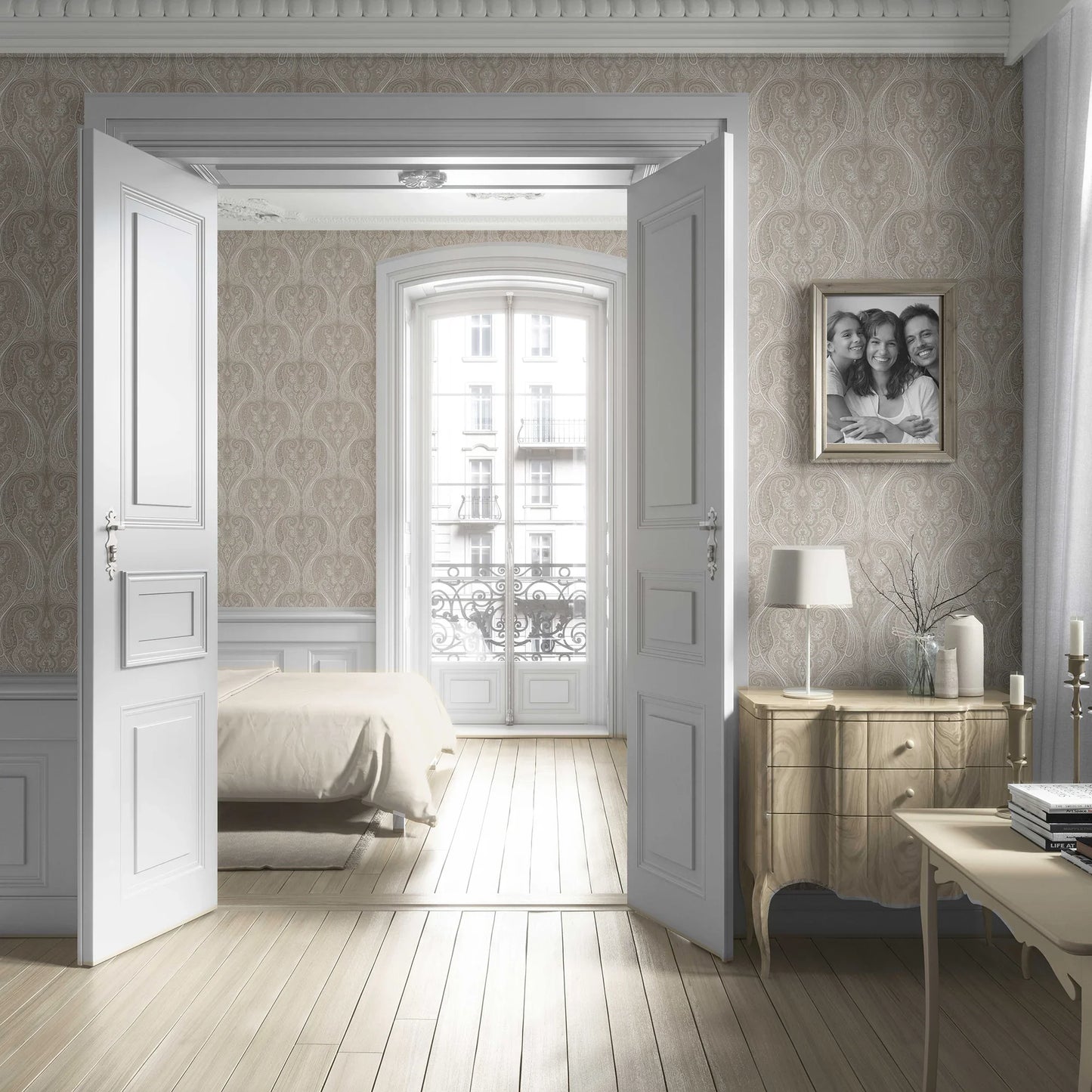 Mehfil Wallpaper - Silver Mist