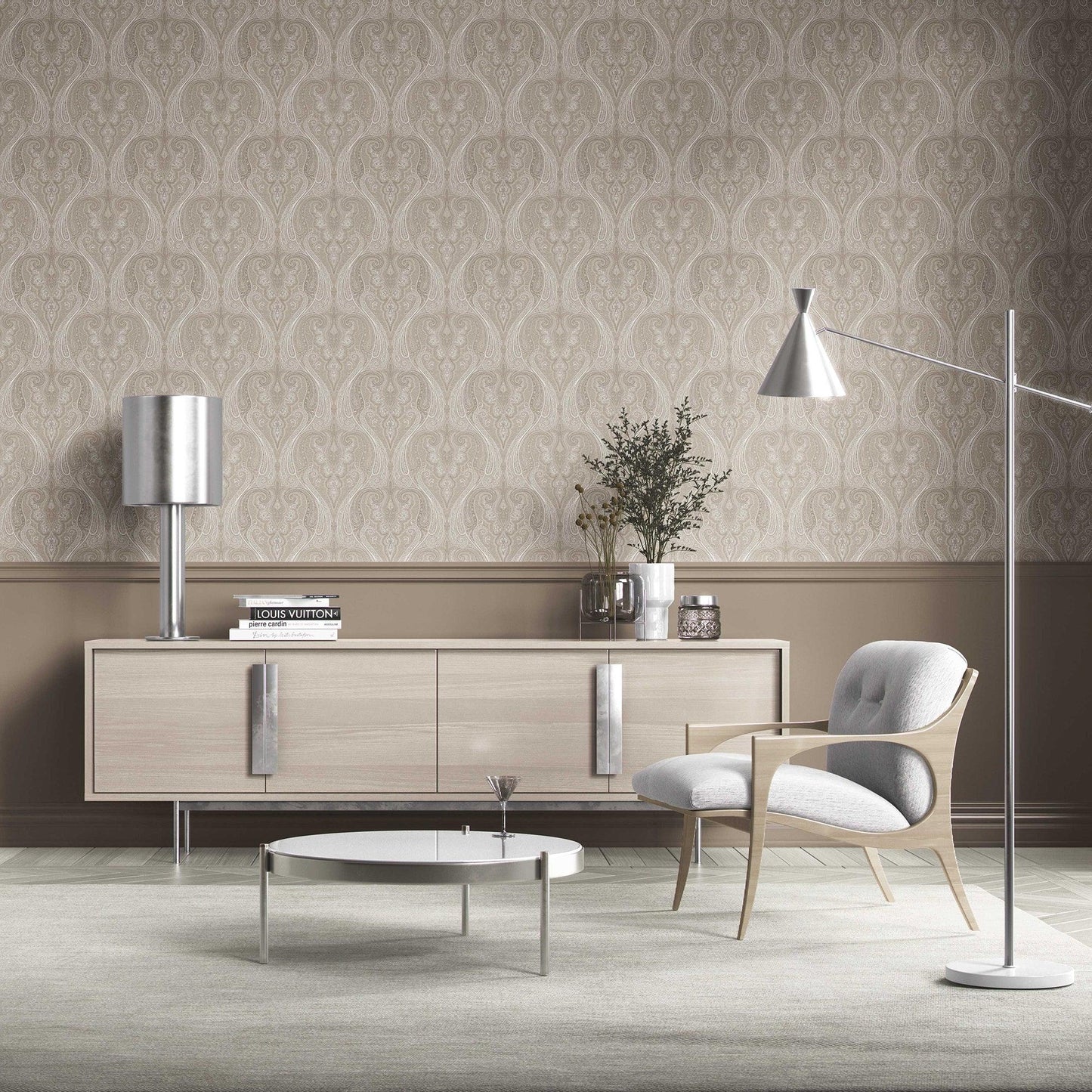 Mehfil Wallpaper - Silver Mist