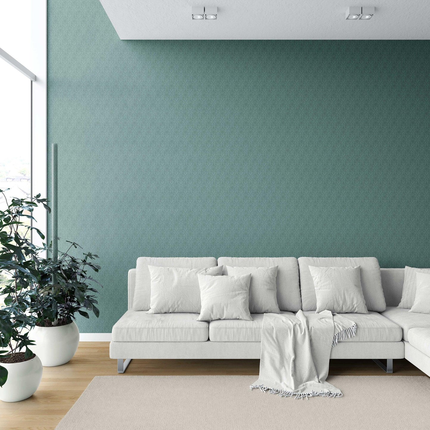 Suroor Wallpaper - Verdigris Charm