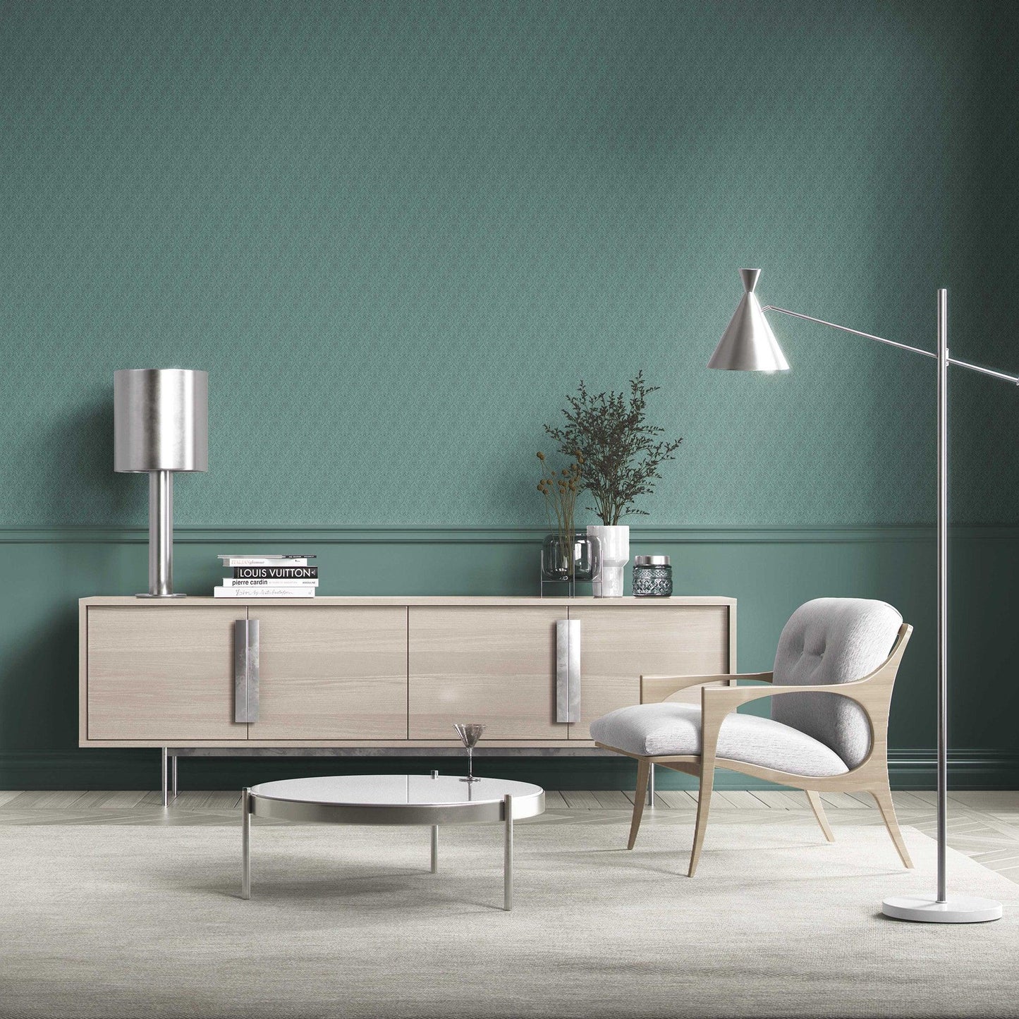 Suroor Wallpaper - Verdigris Charm