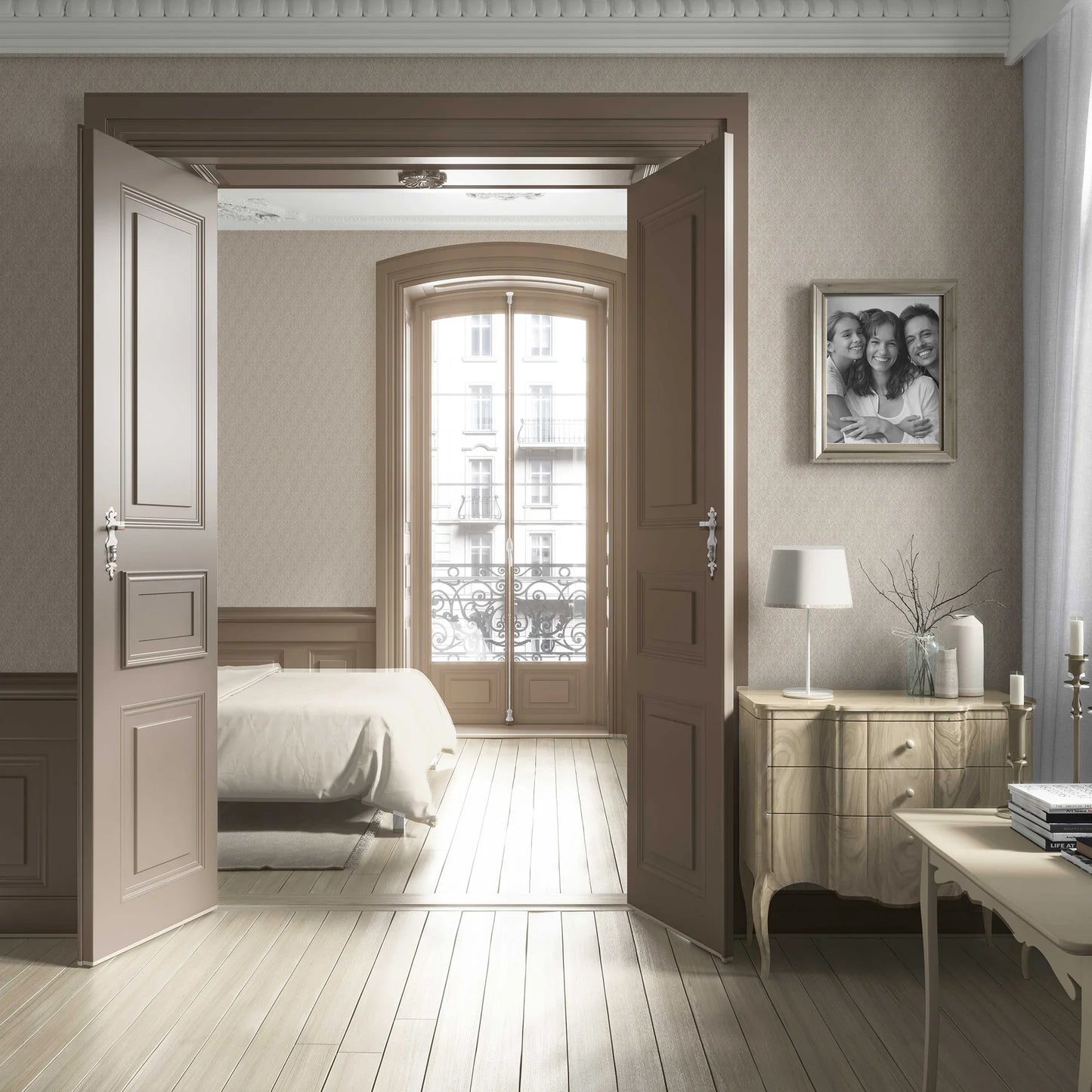 Suroor Wallpaper - Blush Mist