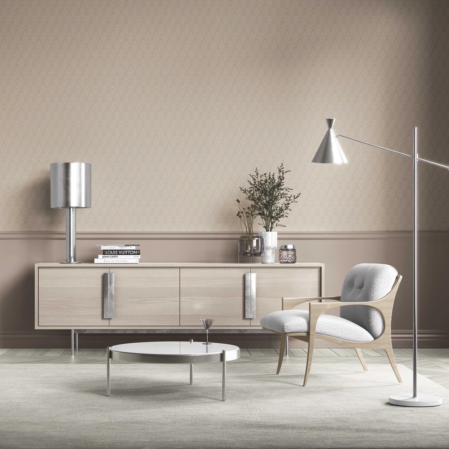 Suroor Wallpaper - Blush Mist