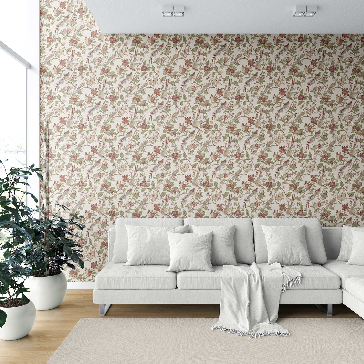 Gulshan-e-Mor Wallpaper - Pomegranate Bloom