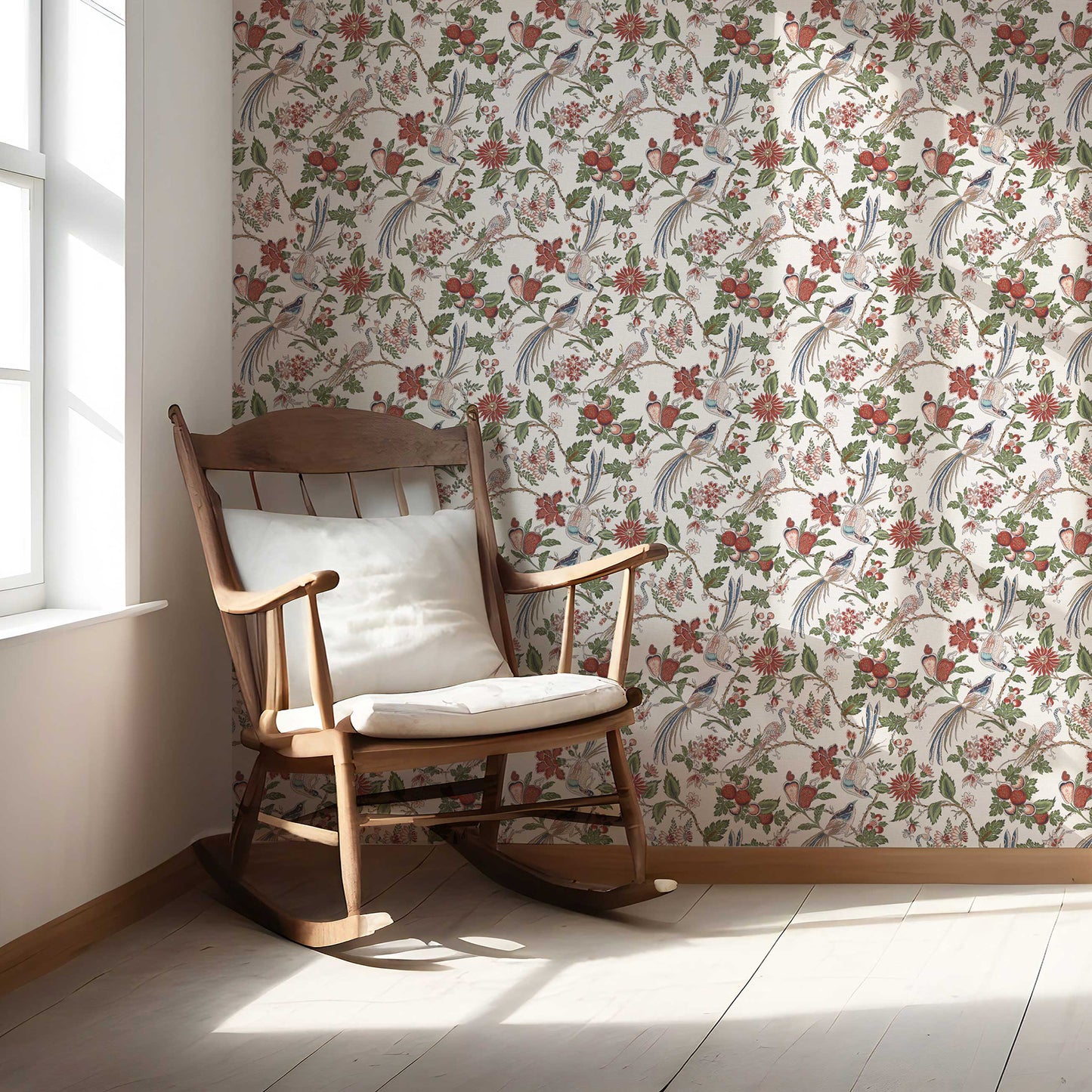 Gulshan-e-Mor Wallpaper - Ruby Vine
