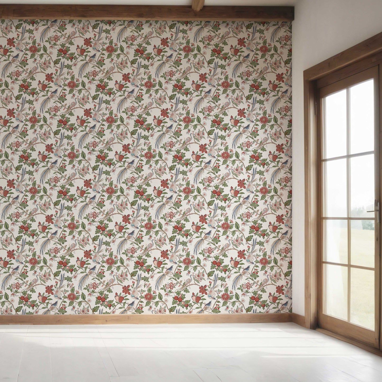 Gulshan-e-Mor Wallpaper - Ruby Vine