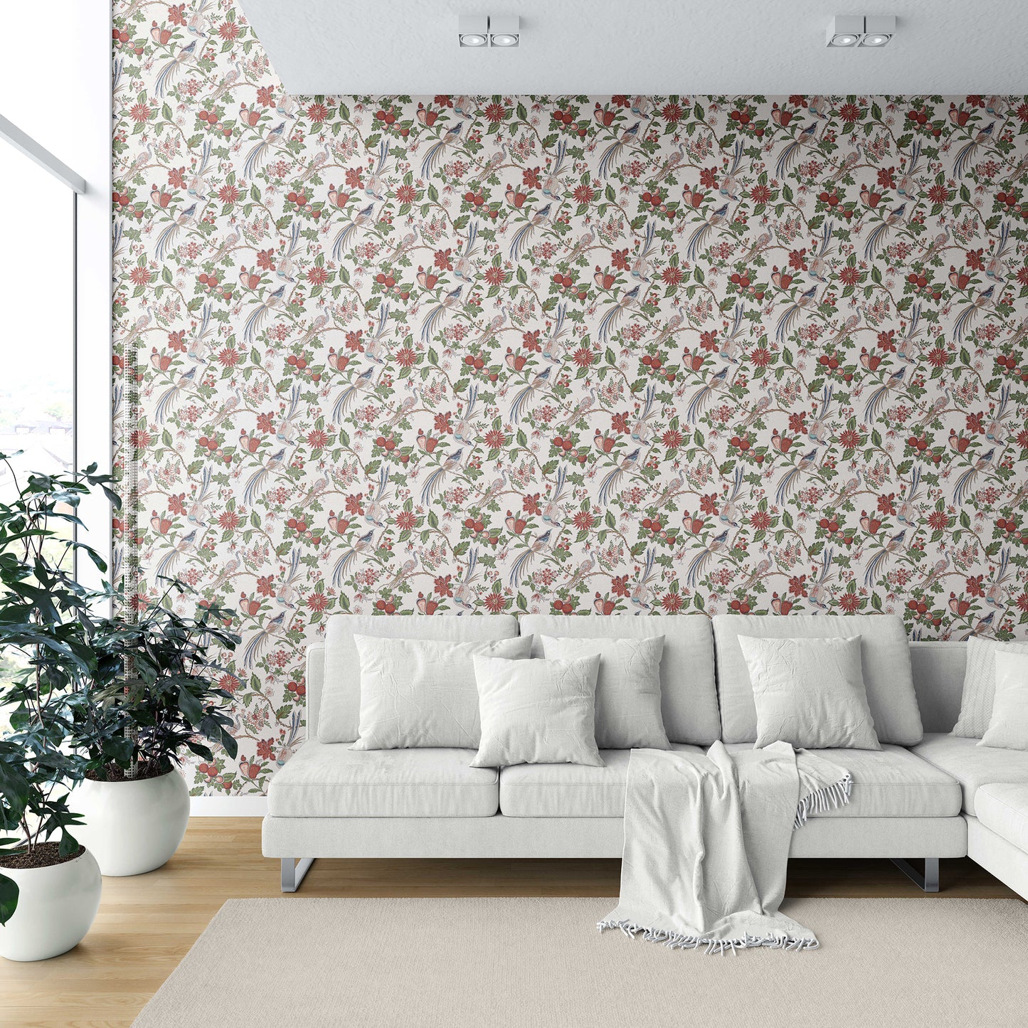 Gulshan-e-Mor Wallpaper - Ruby Vine