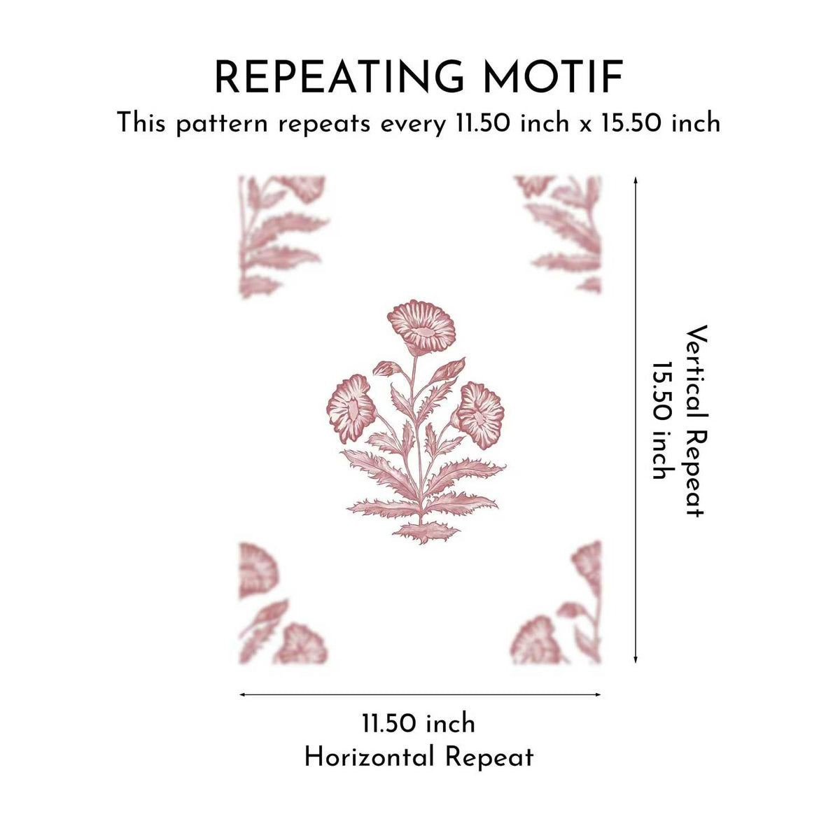 Mehrangarh Bloom Wallpaper - Blush Royale