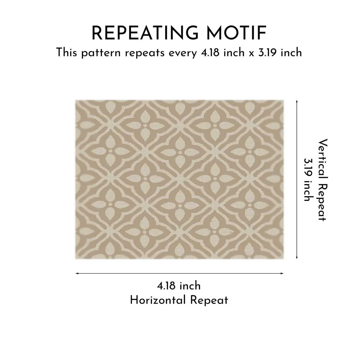 Sundar Mahal Wallpaper - Earthy Taupe