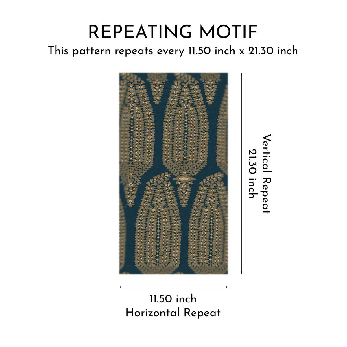 Hawa Mahal Wallpaper - Teal Empress