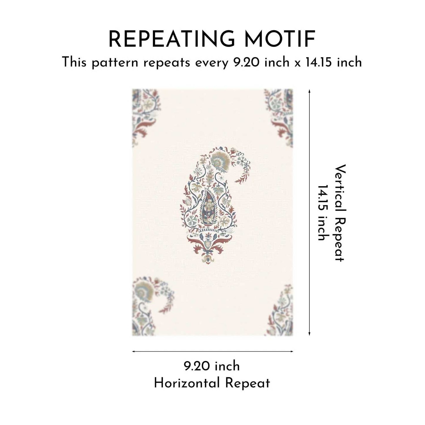 Paisley Court Wallpaper - Jewel Tapestry