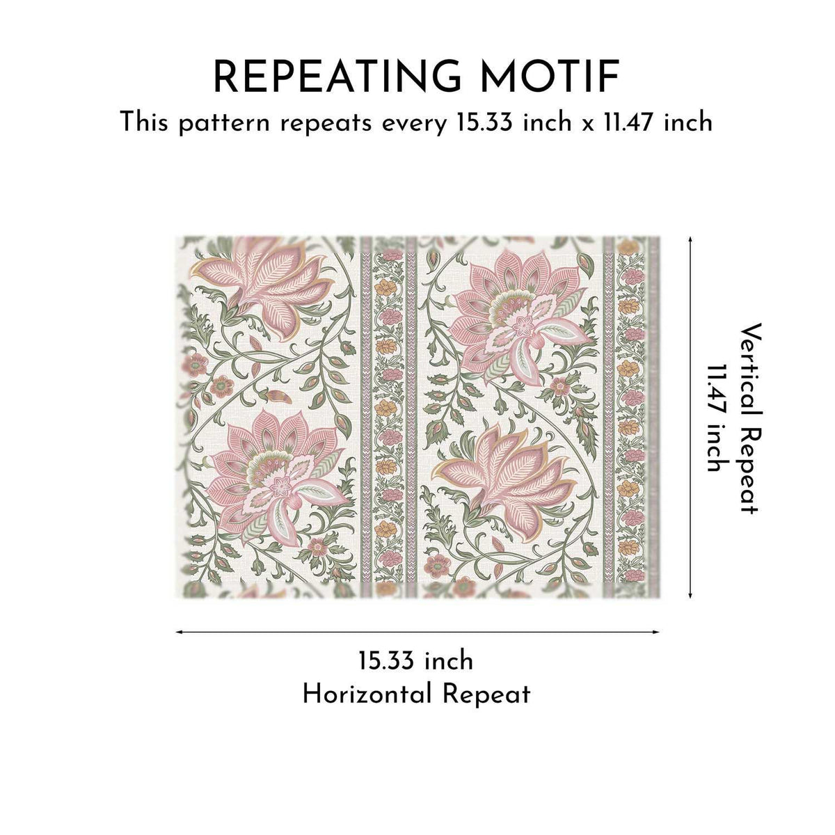 Kusum Vilas Wallpaper - Blush Bloom