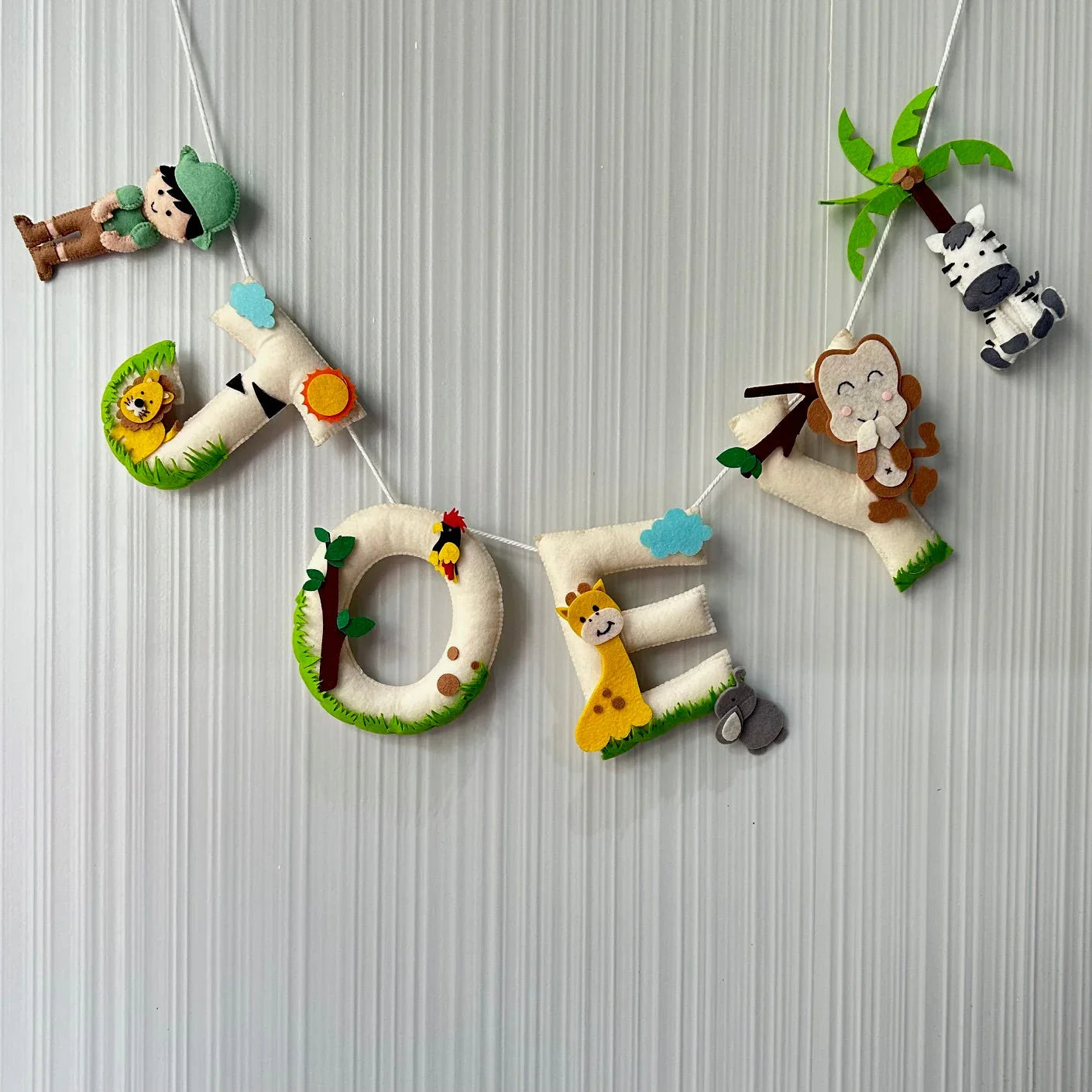 Jungle Safari Name Bunting/Garland