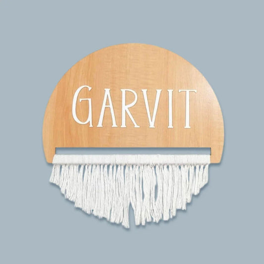 Macrame Magic Name Plaque