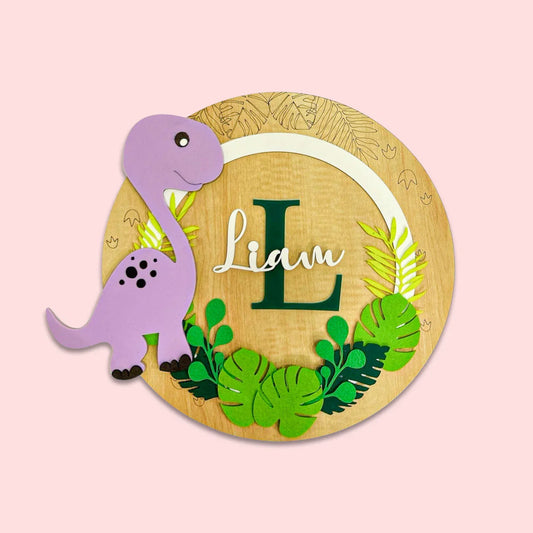 Name Plaque - Triceratops Trails