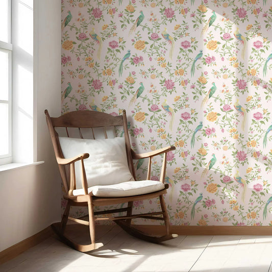 Mayur Baag Wallpaper - Blush Petal