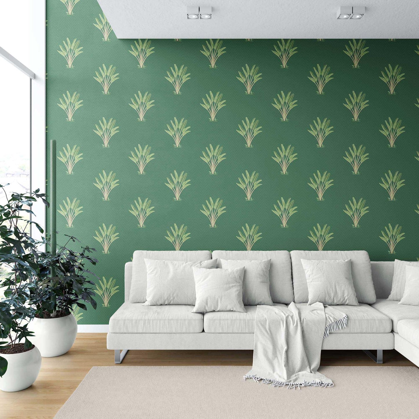 Taalpatra Wallpaper - Palm Grove