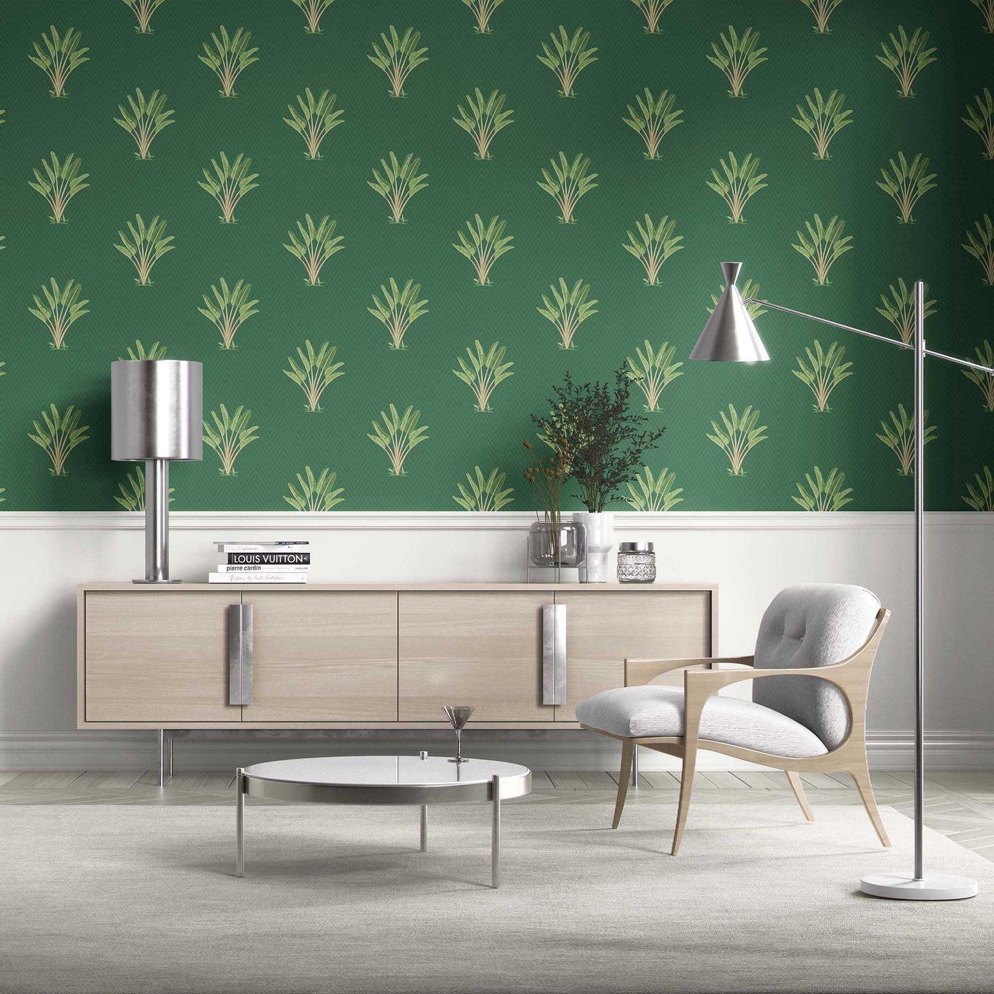 Taalpatra Wallpaper - Palm Grove