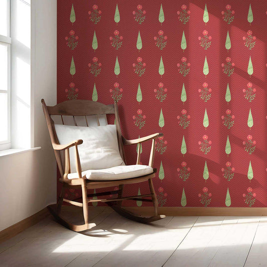 Shahgul Wallpaper - Regal Rose