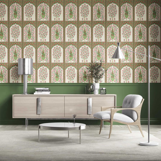 Gulzaar Mahal Wallpaper - Cypress Blossom