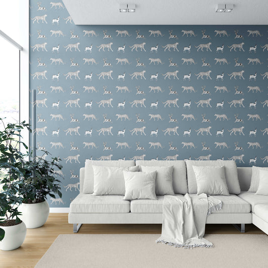 Mrigaant Wallpaper - Twilight Blue