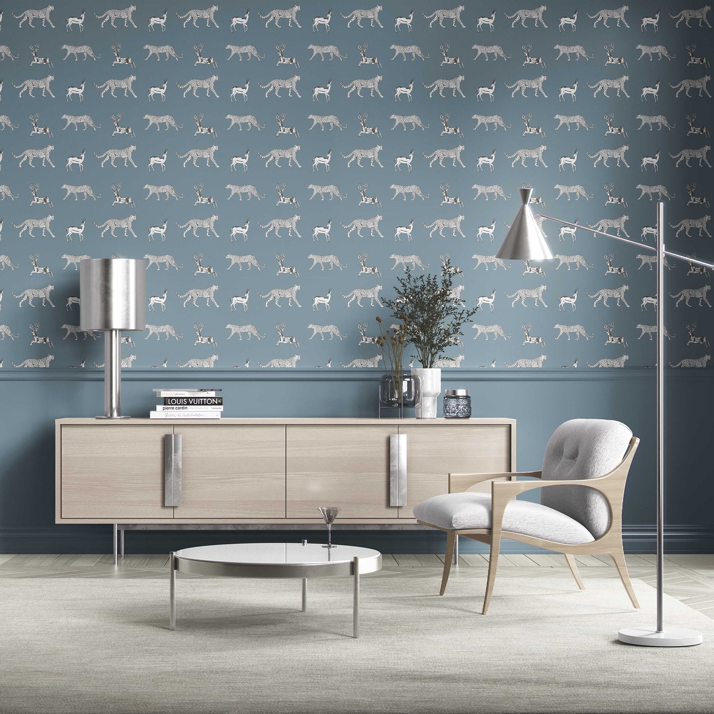 Mrigaant Wallpaper - Twilight Blue