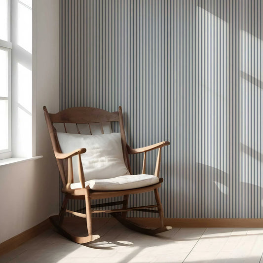 Parallel Play Wallpaper - Indigo Interlude