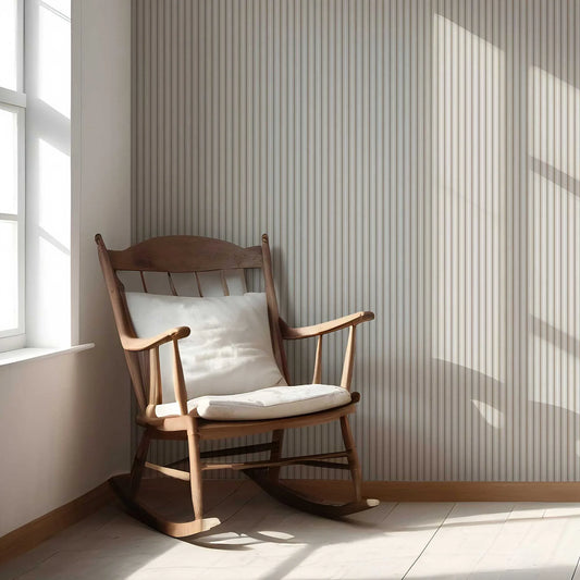 Parallel Play Wallpaper - Latte Haze
