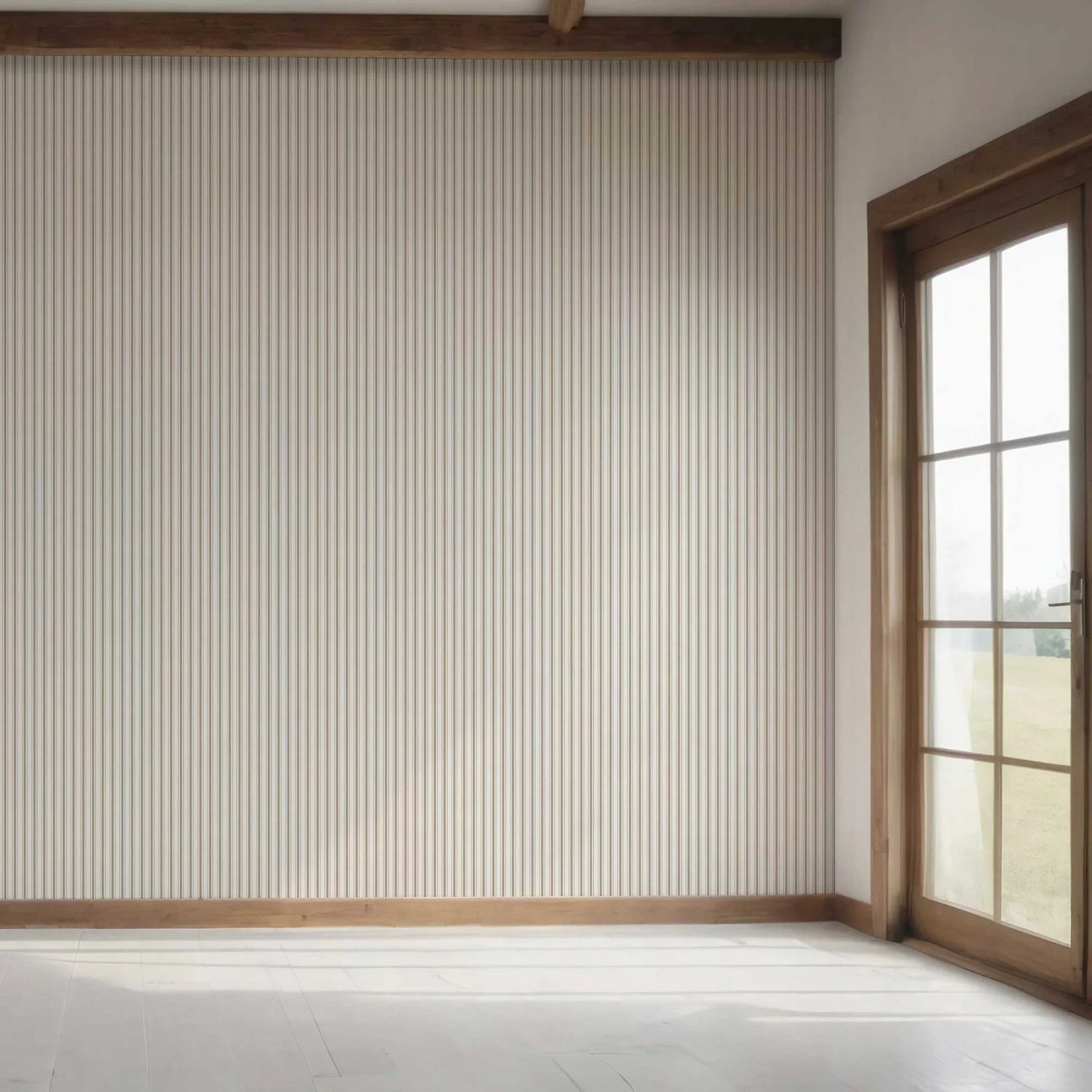 Parallel Play Wallpaper - Latte Haze