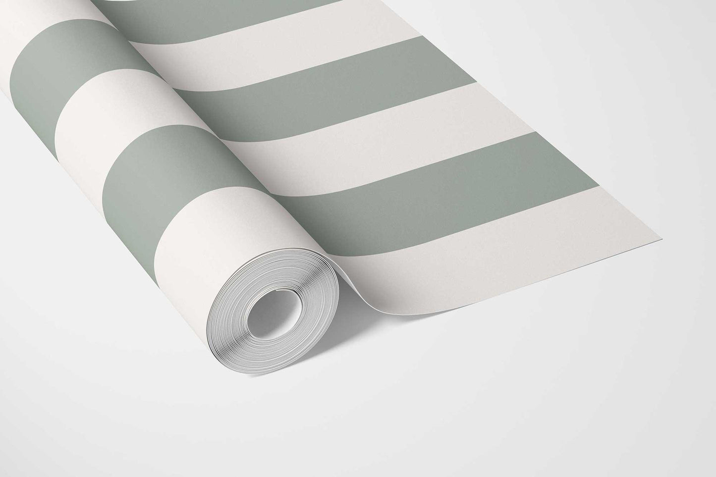 Stripe Story Wallpaper - Pistachio Cream