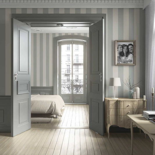 Stripe Story Wallpaper - Mint Dust