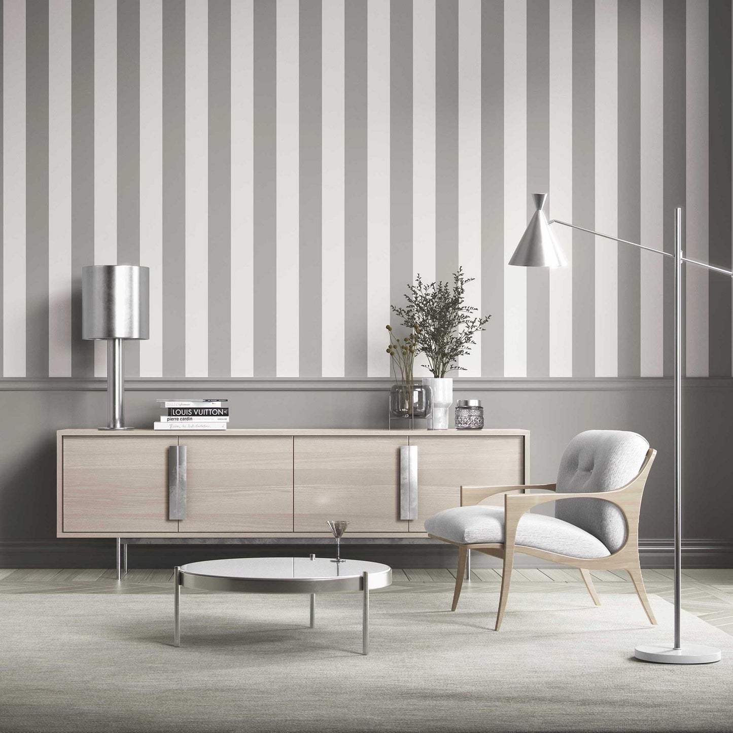 Stripe Story Wallpaper - Clay Frost