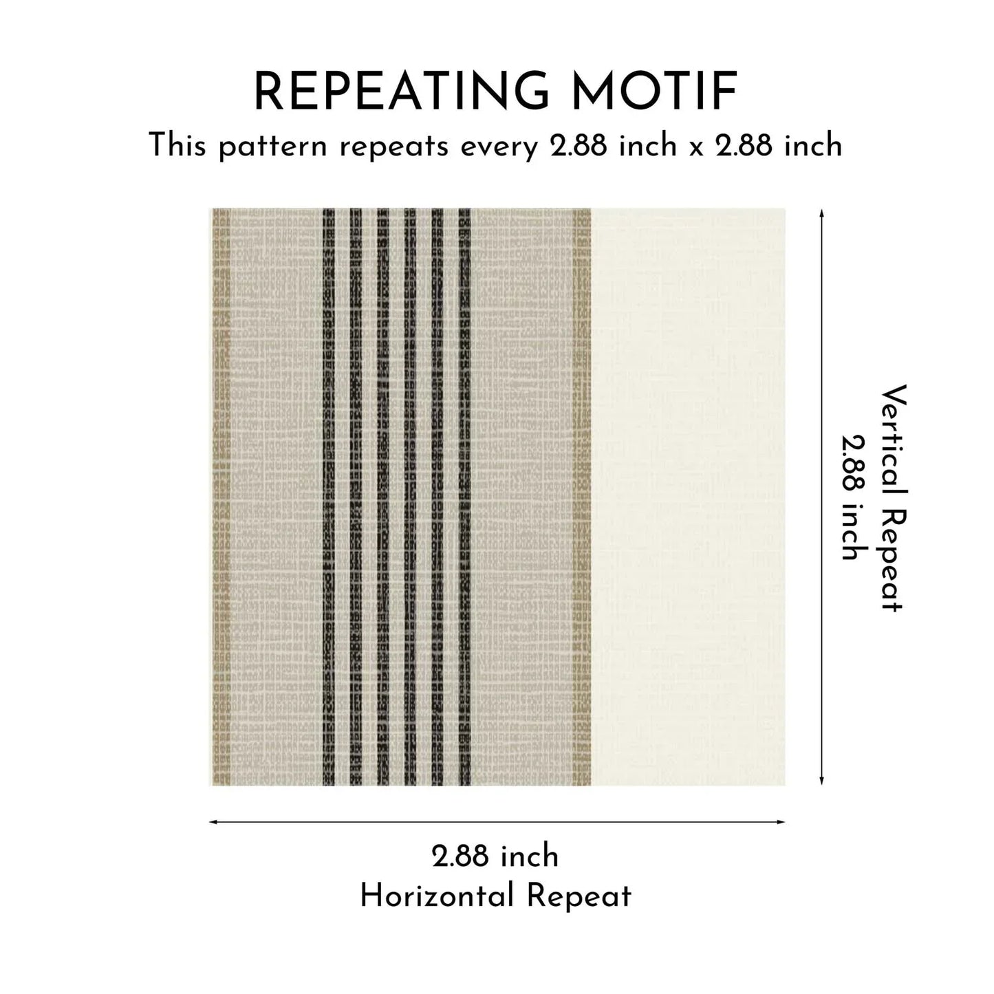 Woven Lines Wallpaper - Mossed Ivory