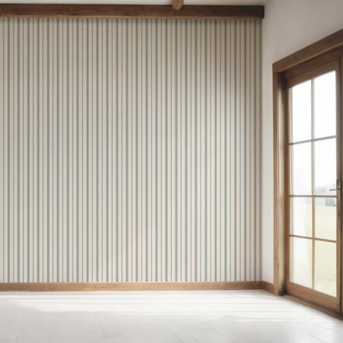 Shadow Stitch Wallpaper - Pebble Ash
