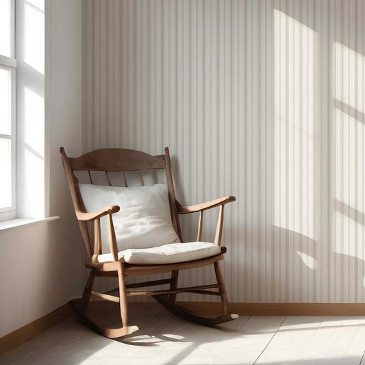 Shadow Stitch Wallpaper - Bare Taupe