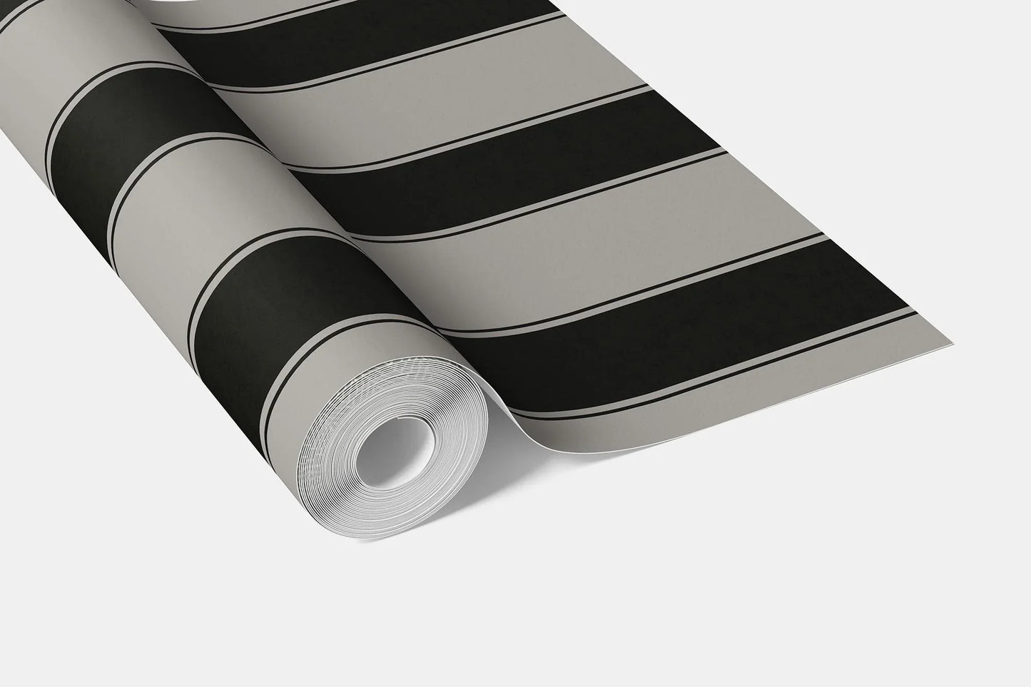Regal Stripes Wallpaper - Ash Grey Contrast