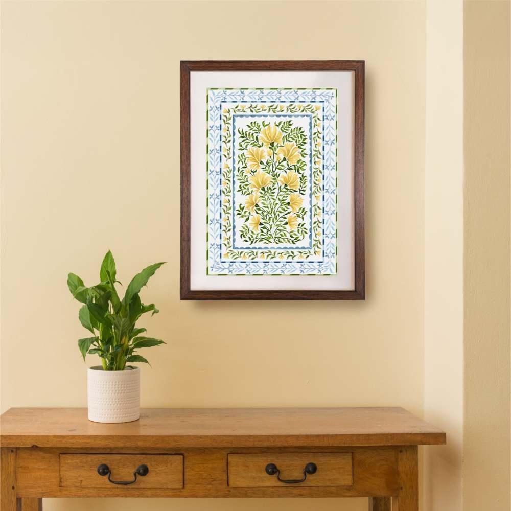 Sunheri Baag - Mughal-inspired Canvas Art Print