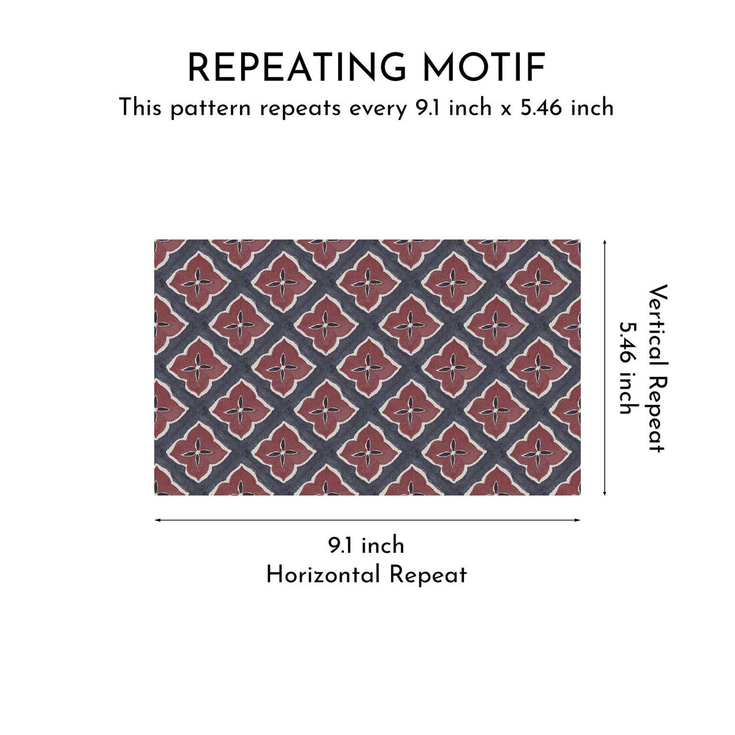 Petal Trellis Wallpaper - Indigo Rose