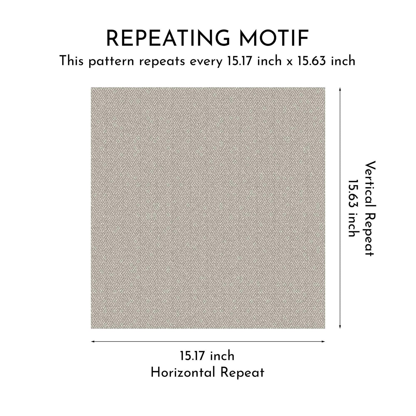 Herringford Linen Wallpaper - Natural Flax