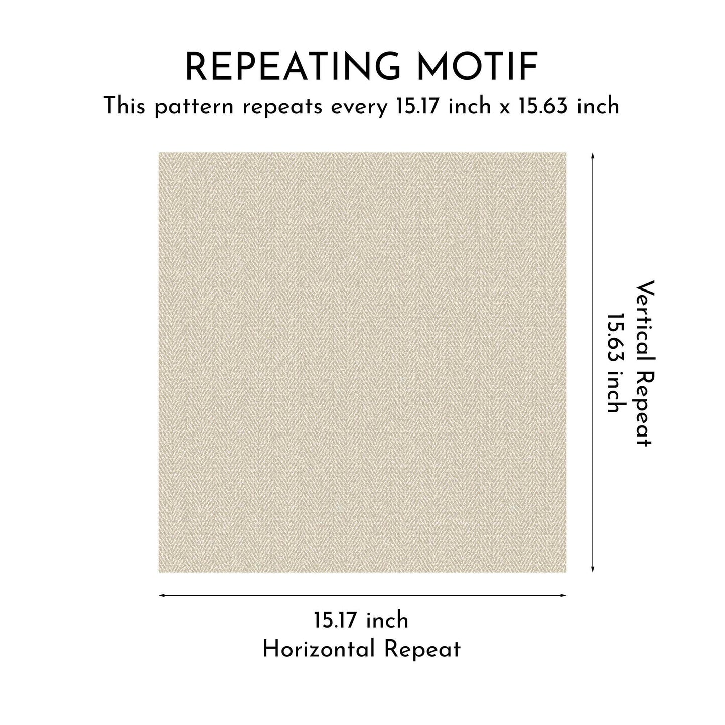 Herringford Linen Wallpaper - Warm Sand