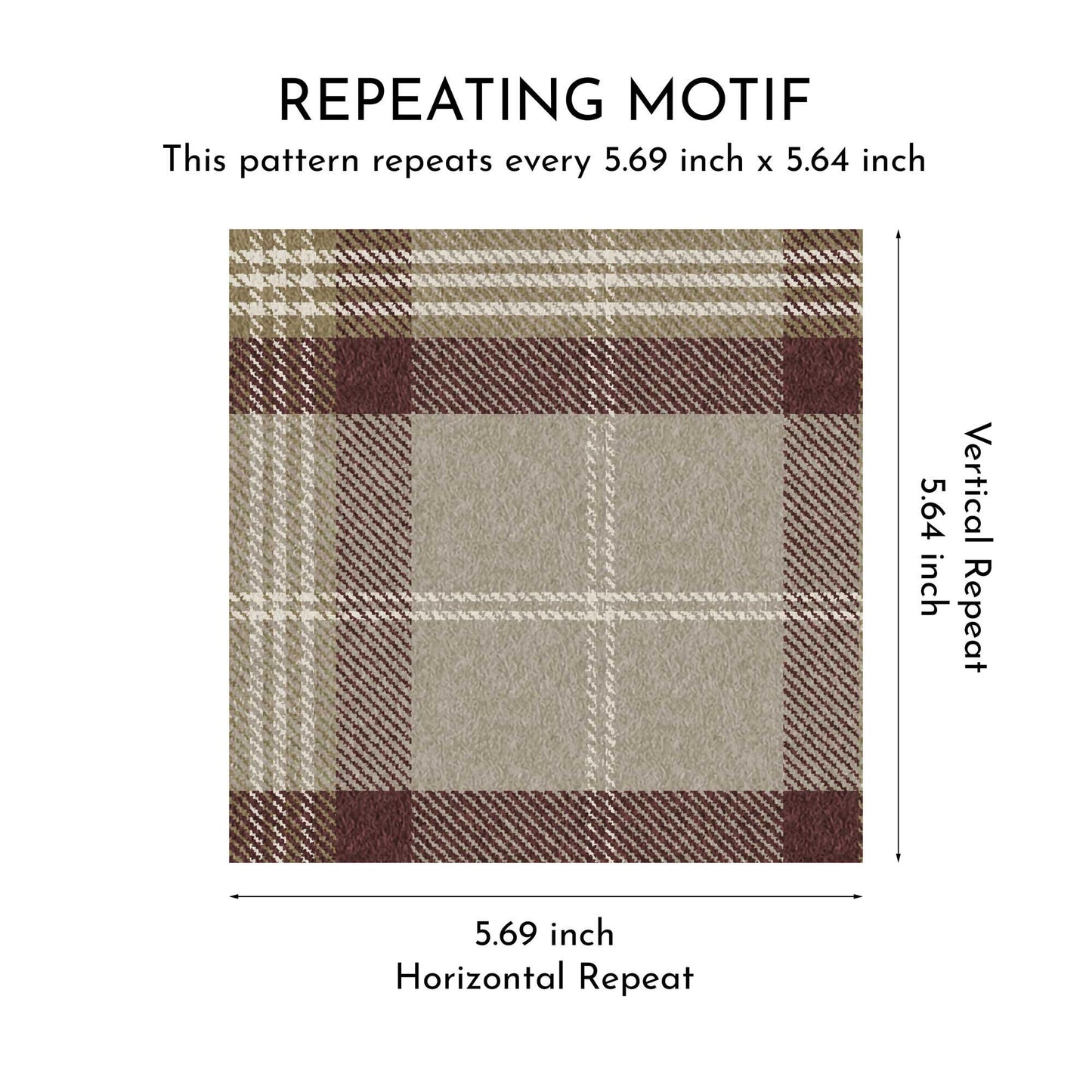 Rosewell Tartan Wallpaper - Fawn Ash