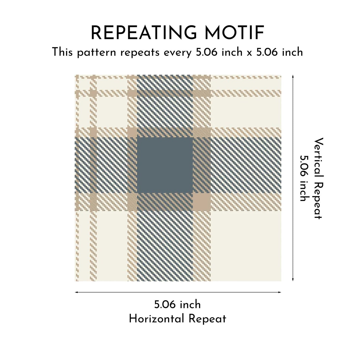 Hawthorne Plaid Wallpaper - Slateford Blue