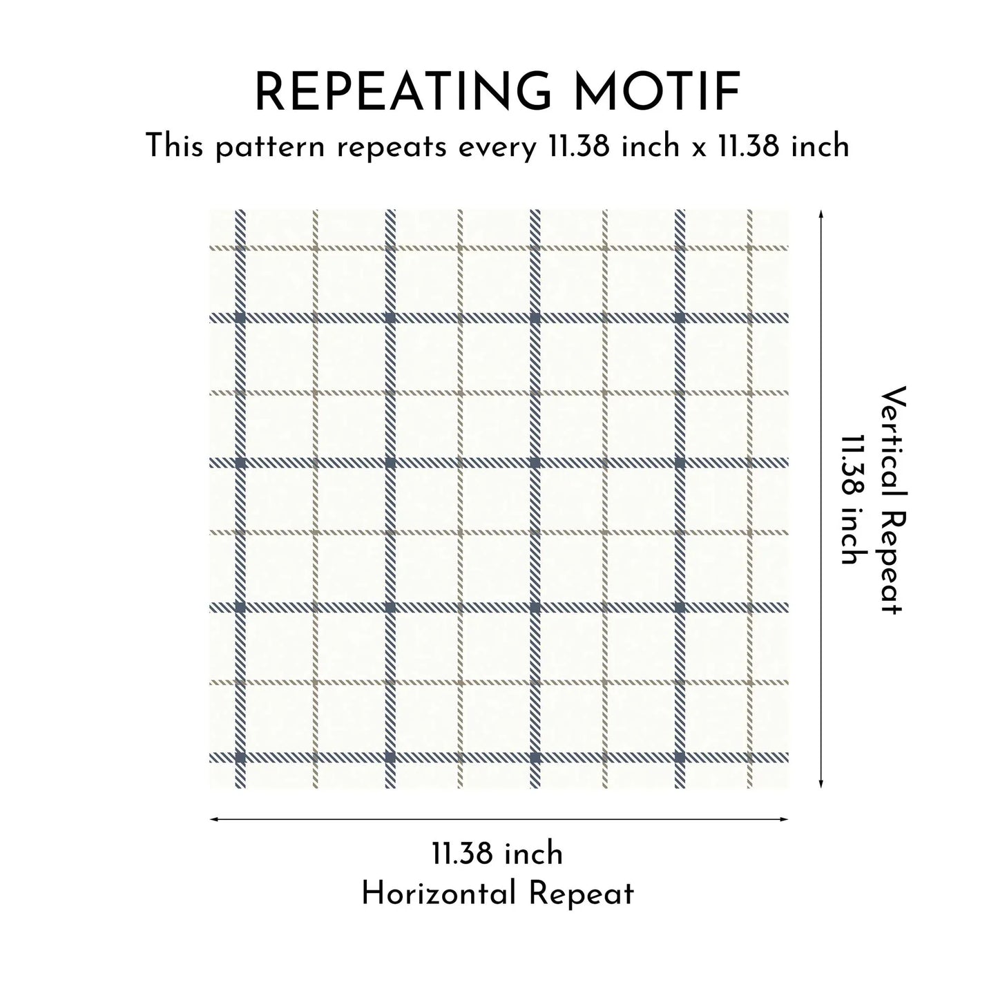 Ashford Ledger Wallpaper - Blue Registry