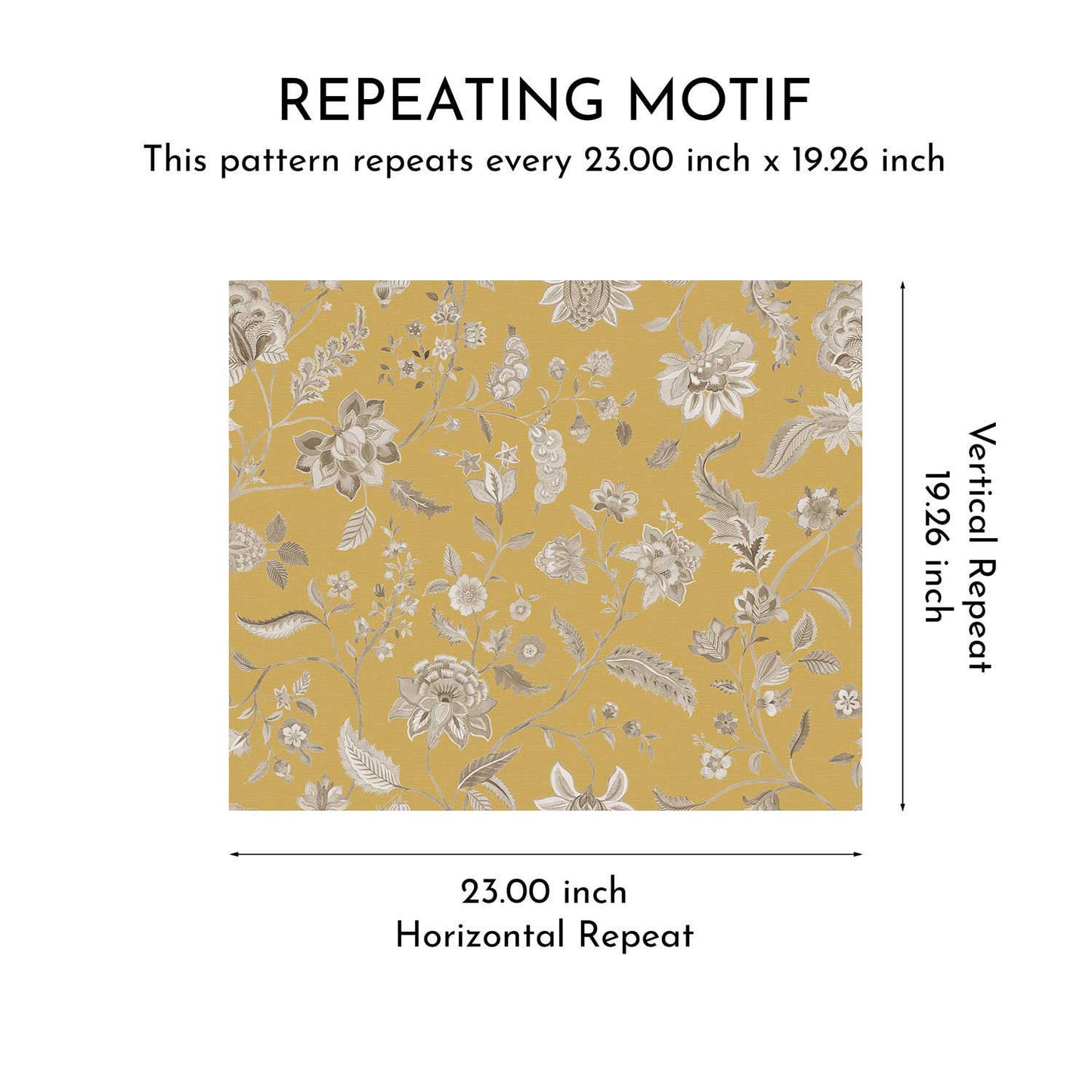 Amerbagh Wallpaper - Saffron Bloom