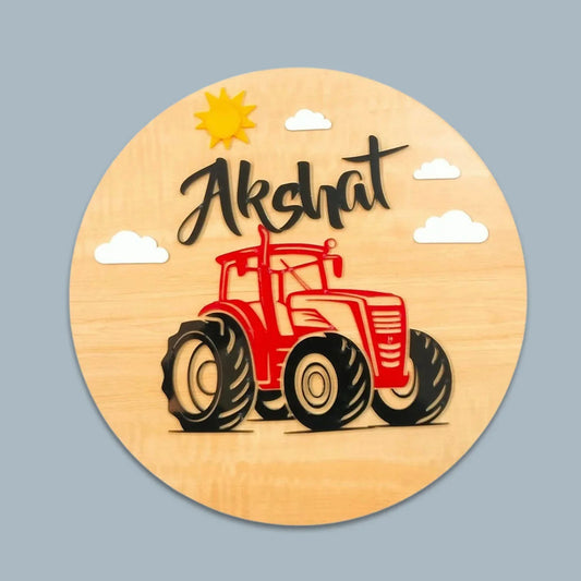 Tractor Triumph Name Plaque