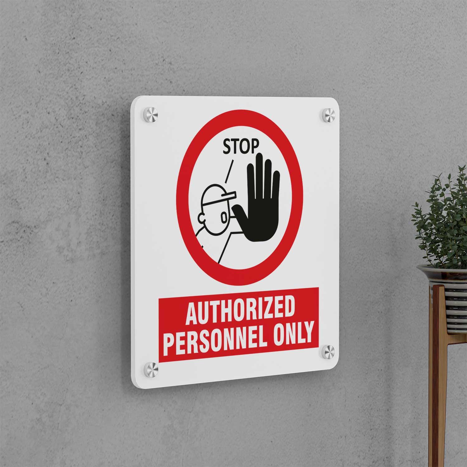 Authorized Personnel Only Sign - Housenama