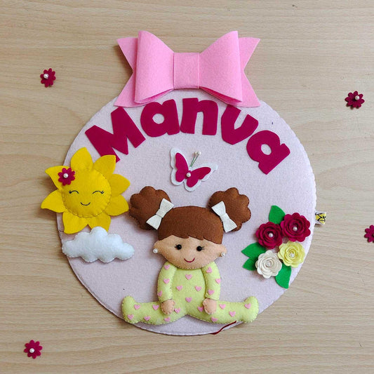 Baby Girl - Felt Wall Hanging