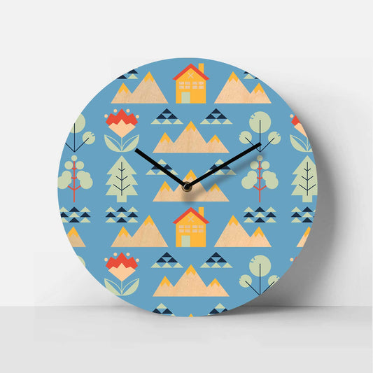 Cabin Tales Birch Clock